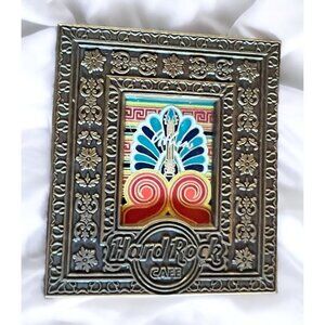 Hard Rock Cafe Limited Edition 300 Gold-Tone Collectible Pin Featuring Guitar